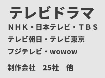制作実績 ドラマ